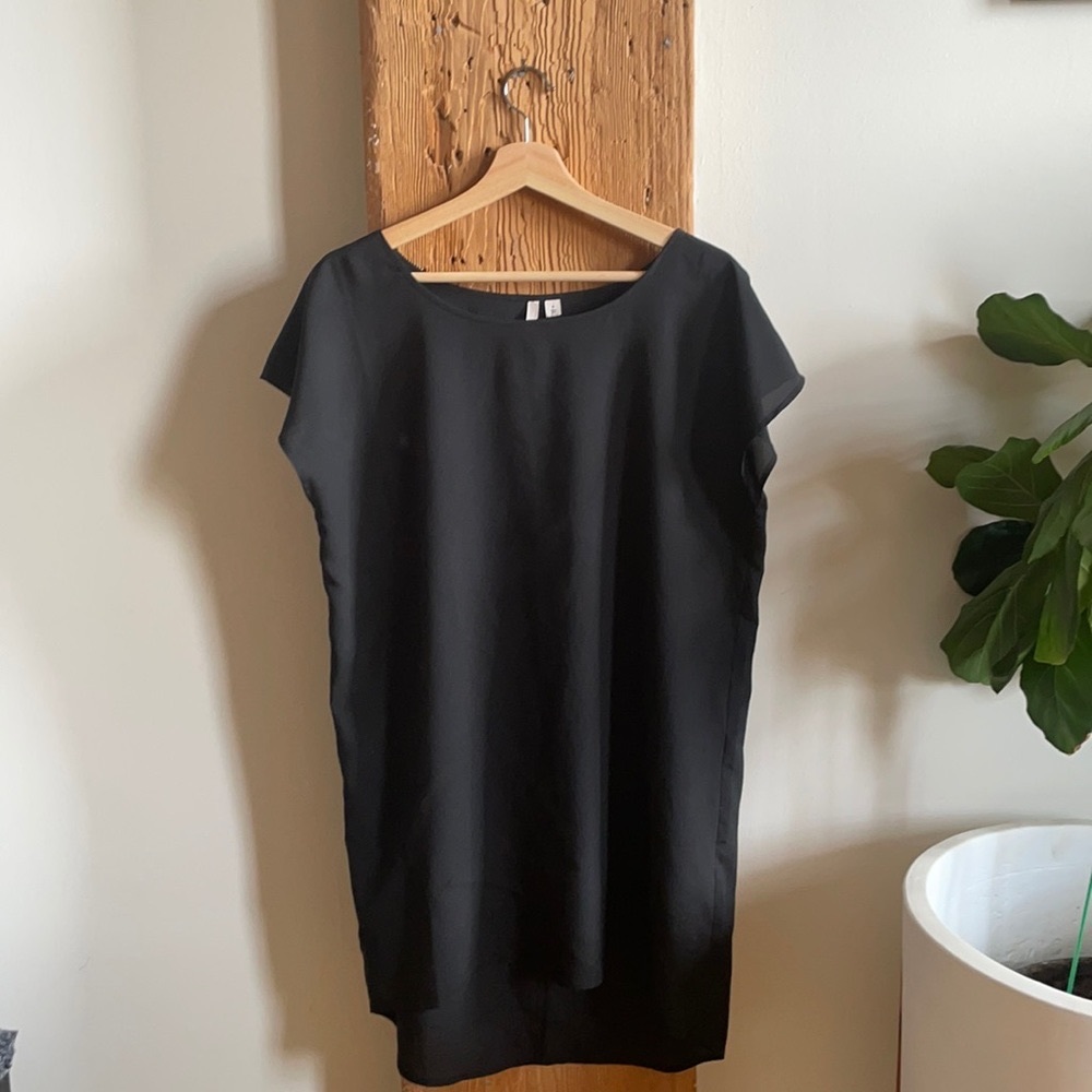 Frenchi Hi Low Shift Dress